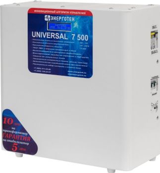 Стабилизатор напряжения energoteh universal-7500